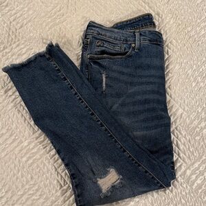 Denizen from Levi Hi Rise Ankle Slim Blue Jeans Size 14 / 32